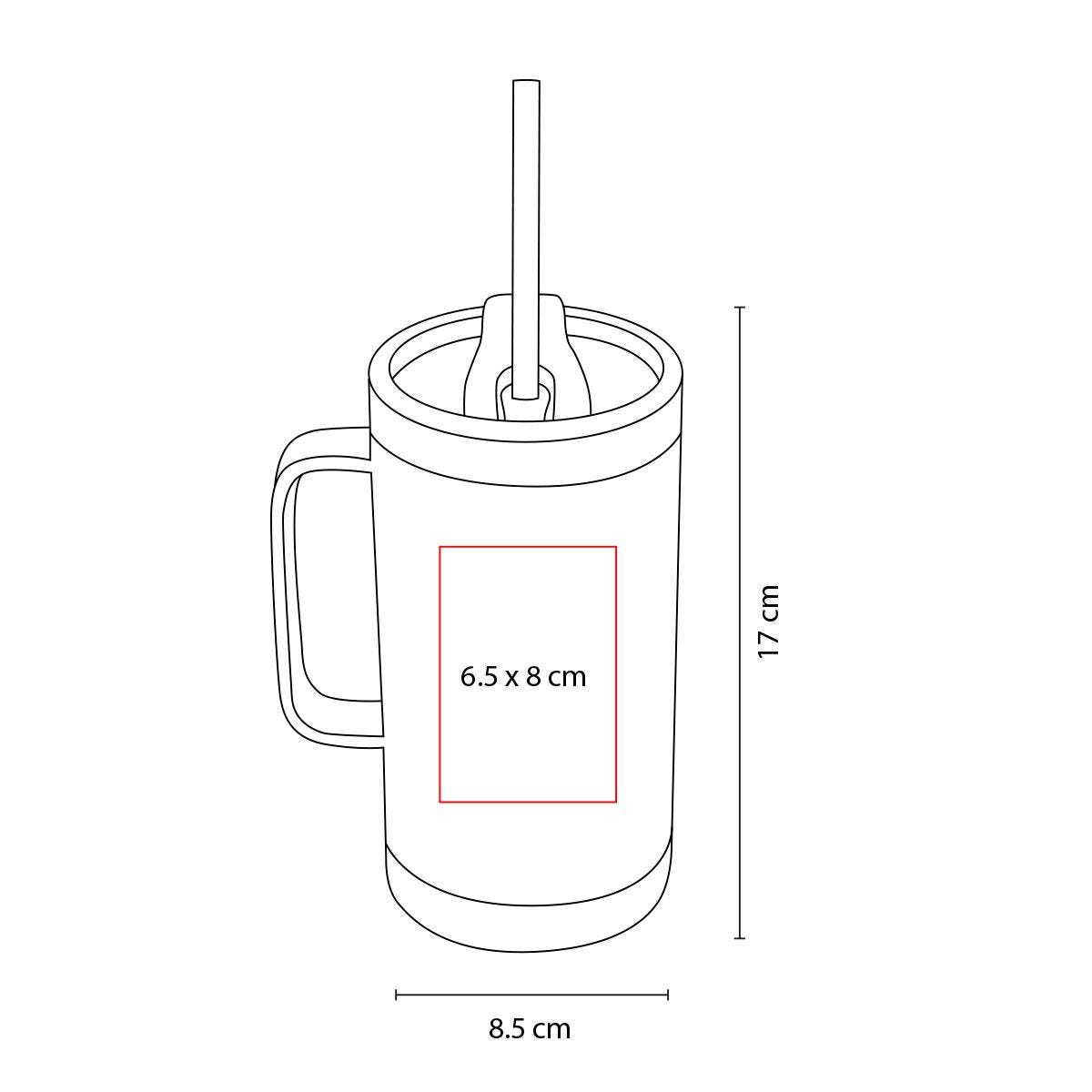 TERMO CON POPOTE EVANTS - Imagen Vectorial