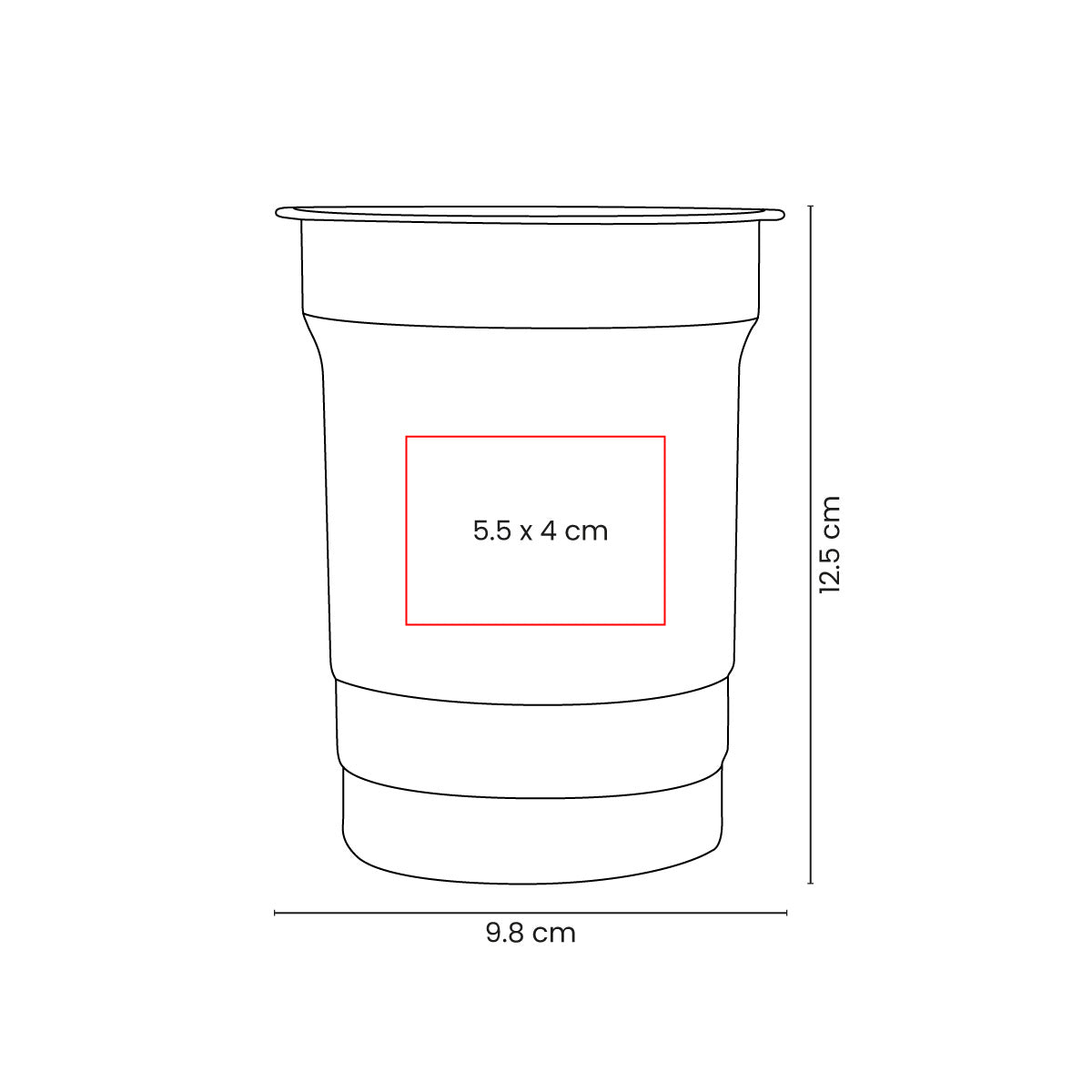 VASO PONG - Imagen Vectorial