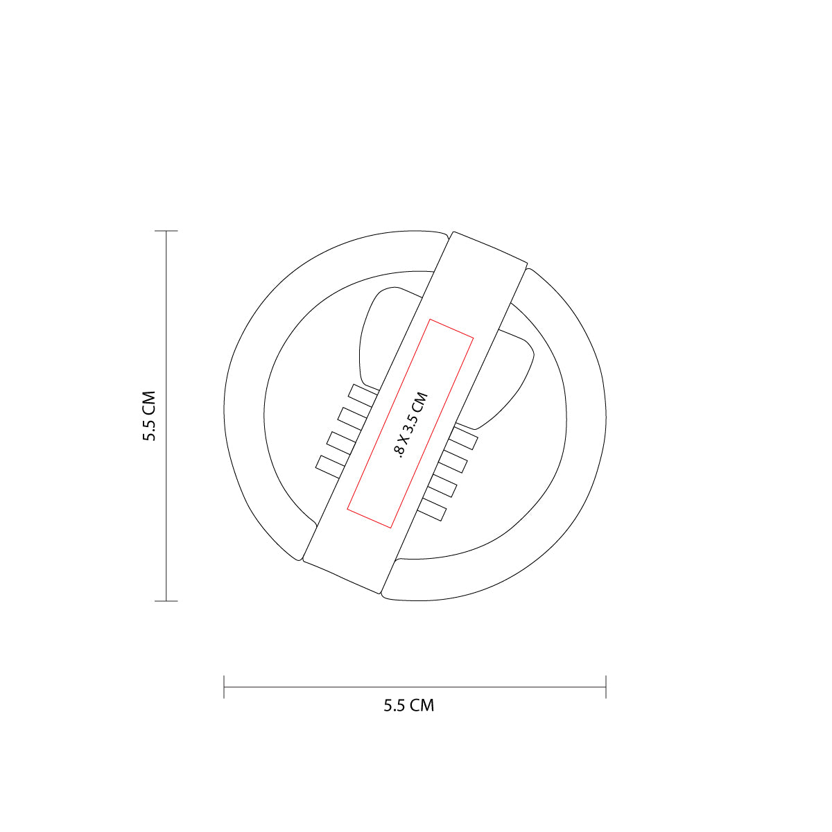 SOPORTE CON USB SATURA 16 GB - Imagen Vectorial