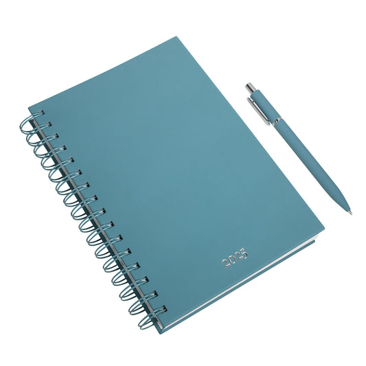 AGENDA DIARIA LETTE 2025 - AZUL CIELO  - img 1