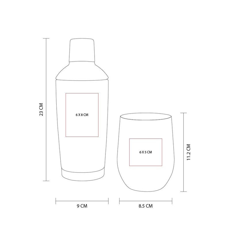 Set shaker salón – artículo promocional personalizado en Monterrey | PROMOTIENDA