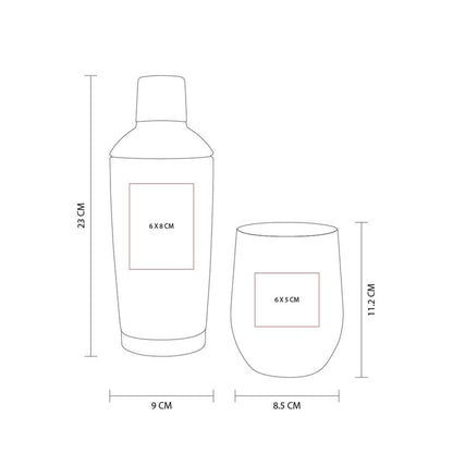 Set shaker salón – artículo promocional personalizado en Monterrey | PROMOTIENDA