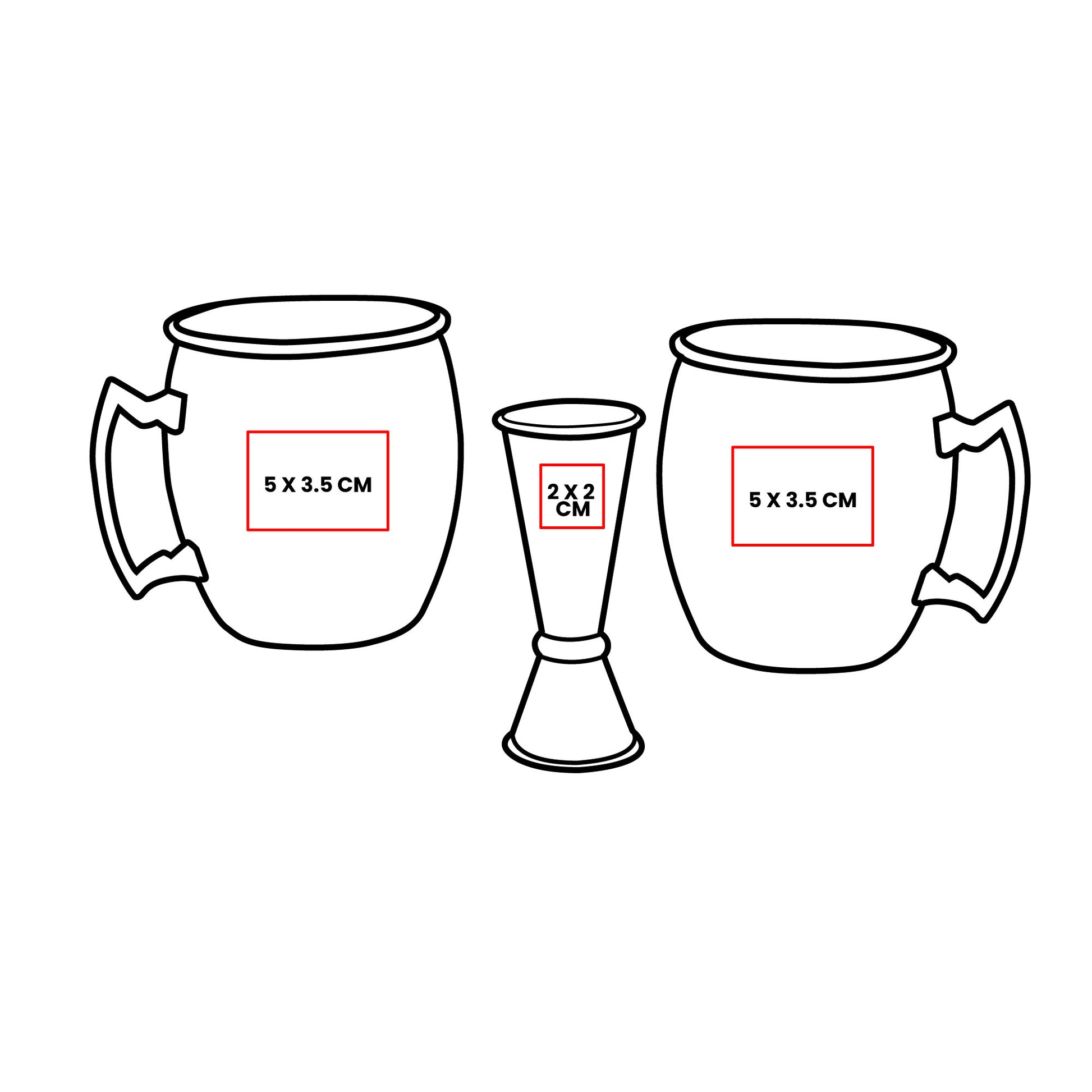 SET DE MIXOLOGIA COOPER - Imagen Vectorial