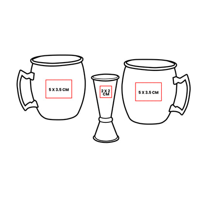 SET DE MIXOLOGIA COOPER - Imagen Vectorial