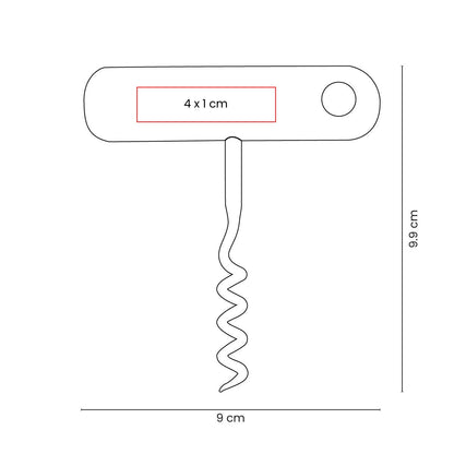 SACACORCHOS KURV - Imagen Vectorial