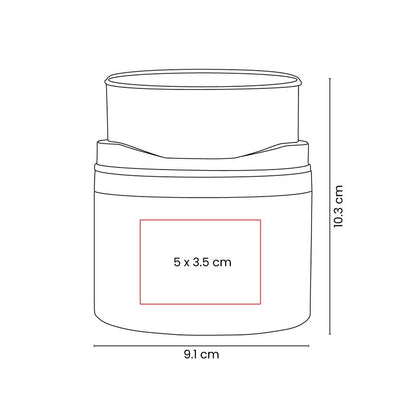 Vaso whiskero basile – artículo promocional personalizado en Monterrey | PROMOTIENDA
