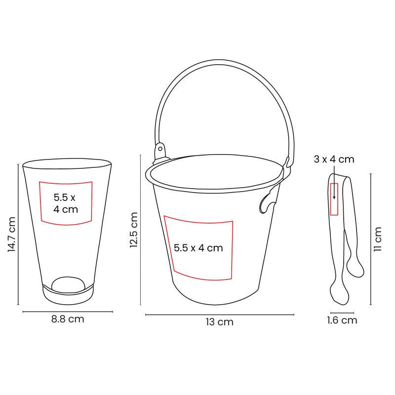 Set de bar glase – artículo promocional personalizado en Monterrey | PROMOTIENDA