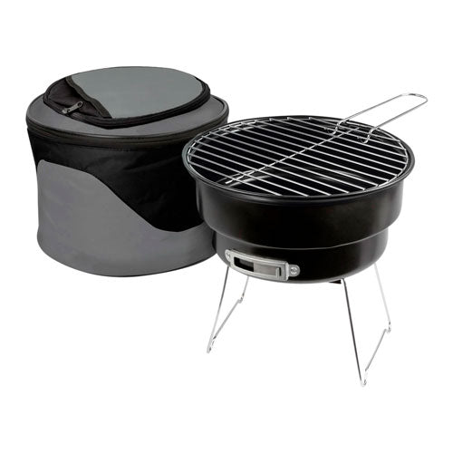 GRILL WITH COOLER CAMPING
