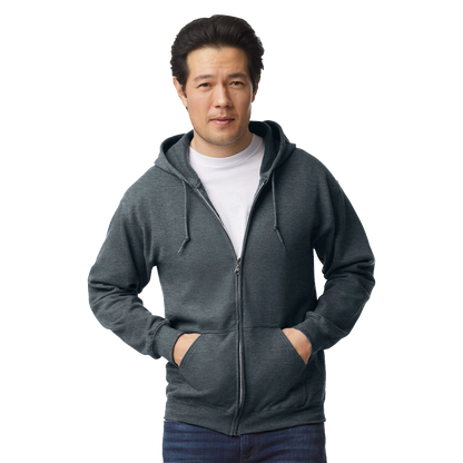 HOODIE CANGURERA CON CIERRE