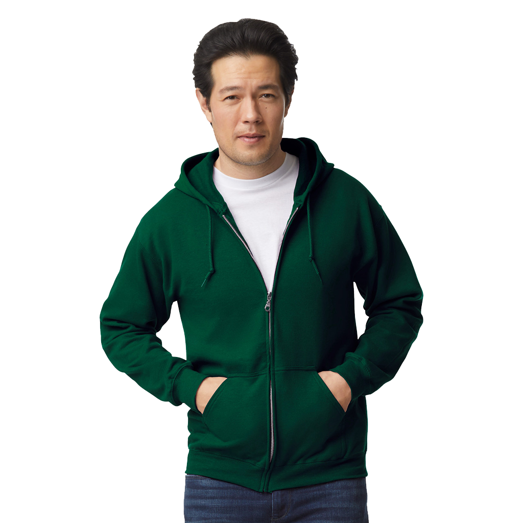 HOODIE CANGURERA CON CIERRE