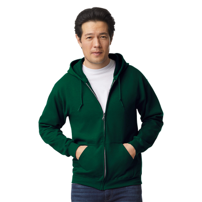 HOODIE CANGURERA CON CIERRE