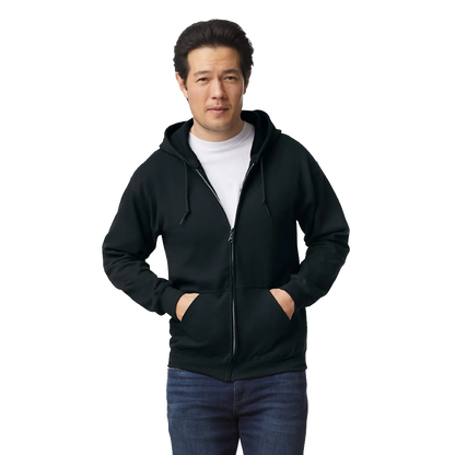 HOODIE CANGURERA CON CIERRE