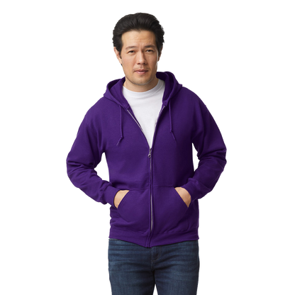 HOODIE CANGURERA CON CIERRE