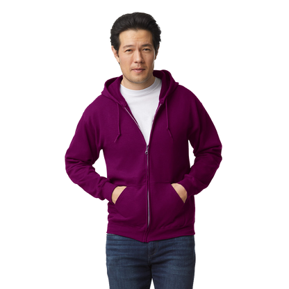 HOODIE CANGURERA CON CIERRE