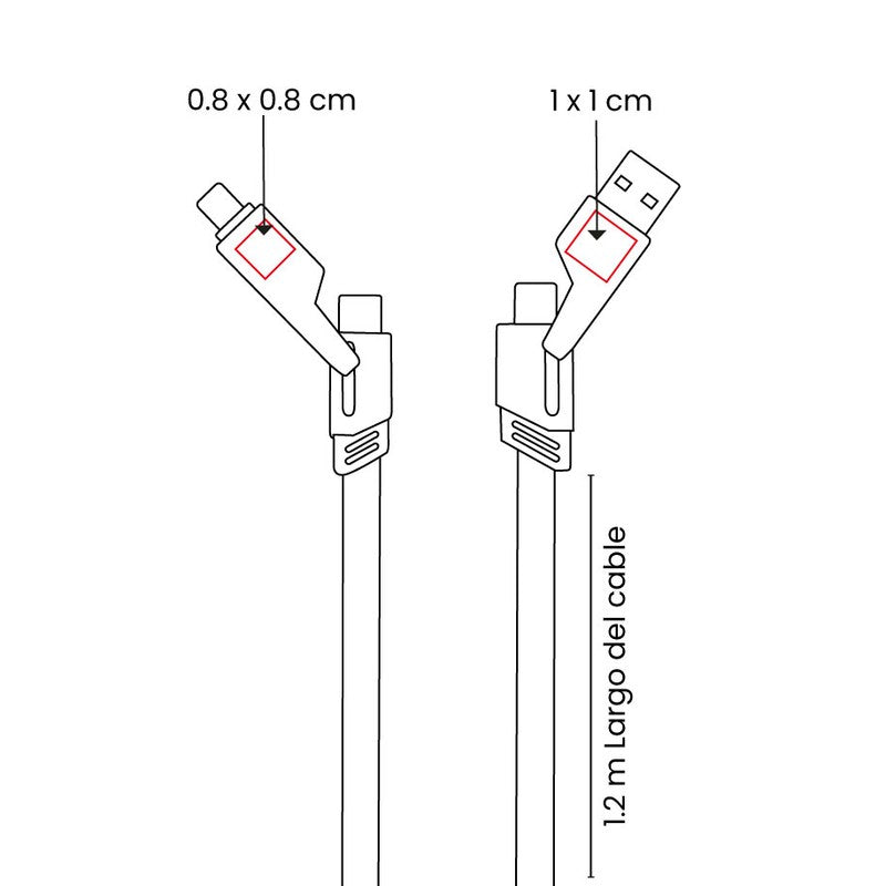 Cable nopus – artículo promocional personalizado en Monterrey | PROMOTIENDA