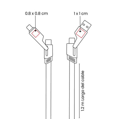 Cable nopus – artículo promocional personalizado en Monterrey | PROMOTIENDA