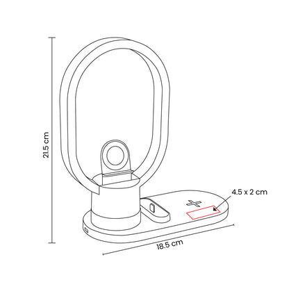 CARGADOR CON LÁMPARA VALOA - Imagen Vectorial