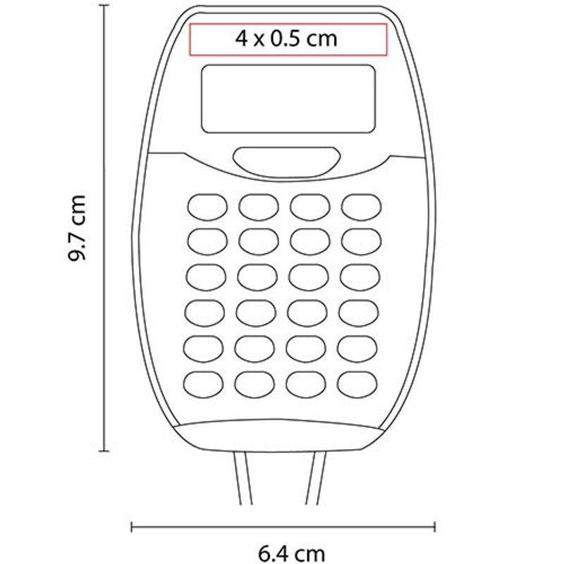 Calculadora colgable encore – artículo promocional personalizado en Monterrey | PROMOTIENDA