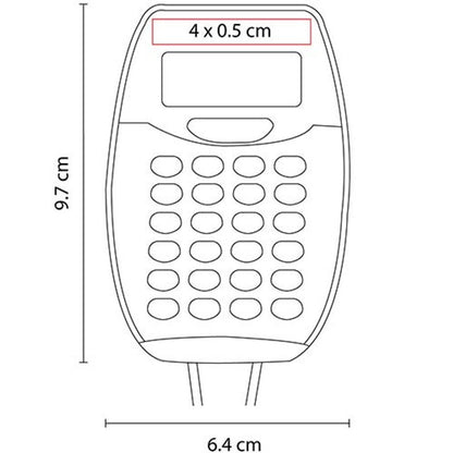 Calculadora colgable encore – artículo promocional personalizado en Monterrey | PROMOTIENDA