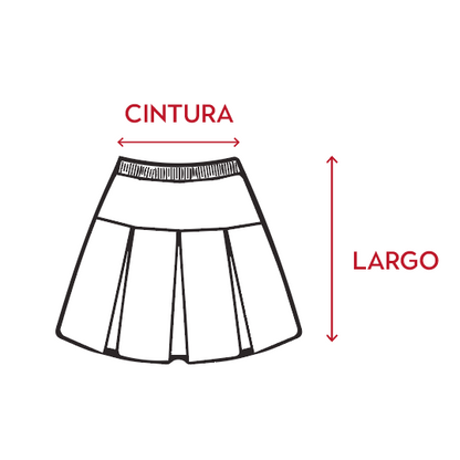 Skirt with shorts 
