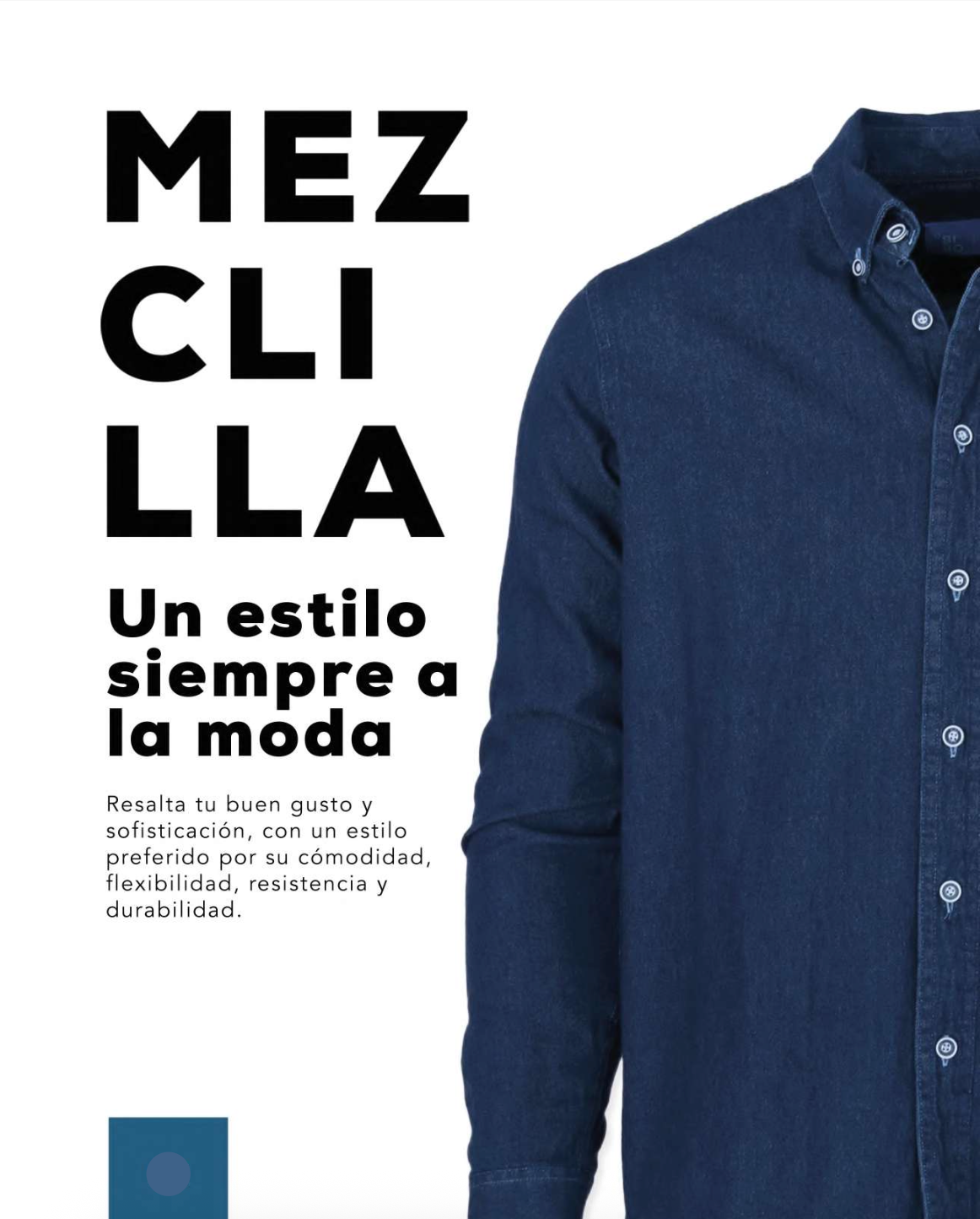 CAMISA MEZCLILLA