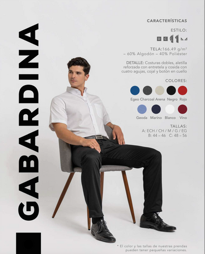CAMISA GABARDINA