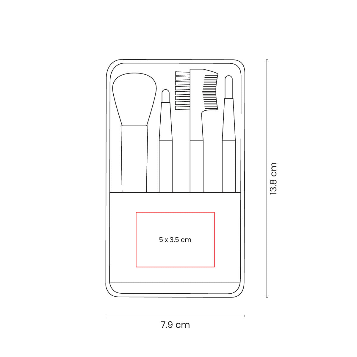 SET DE BROCHAS FURELA - Imagen Vectorial