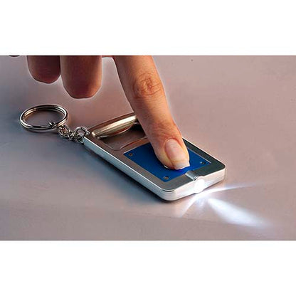 STADIUM BOTTLE OPENER KEYCHAIN WITH LIGHT