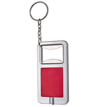 STADIUM BOTTLE OPENER KEYCHAIN WITH LIGHT