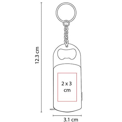 KINZIG BOTTLE OPENER KEYRING