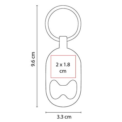 TELSEN BOTTLE OPENER KEYRING