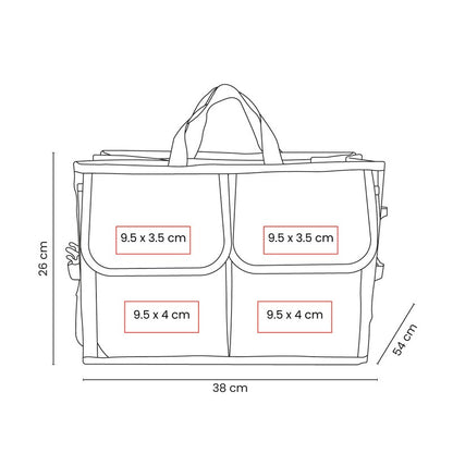 Organizador para cajuela raum – artículo promocional personalizado en Monterrey | PROMOTIENDA