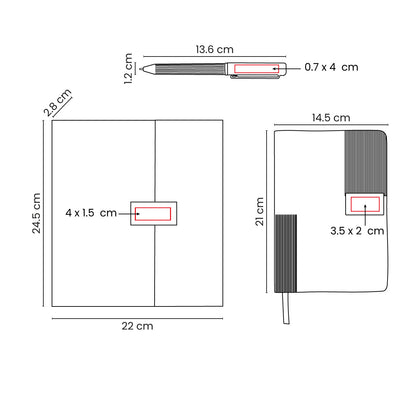 SET DE LIBRETA DICKENS - Imagen Vectorial