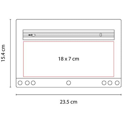 BOLSA PORTA LAPICES SARGAS - Imagen Vectorial