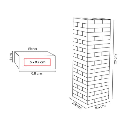 TORRE DE BLOQUES ZINDER - Imagen Vectorial