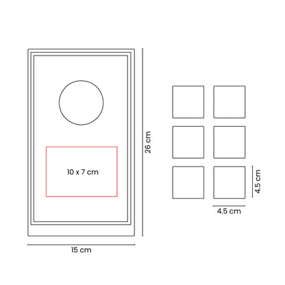 JUEGO CORNHOLE TAKOAN - Imagen Vectorial