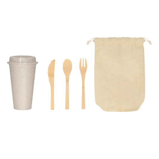 TOBALÁ CUTLERY AND GLASS SET