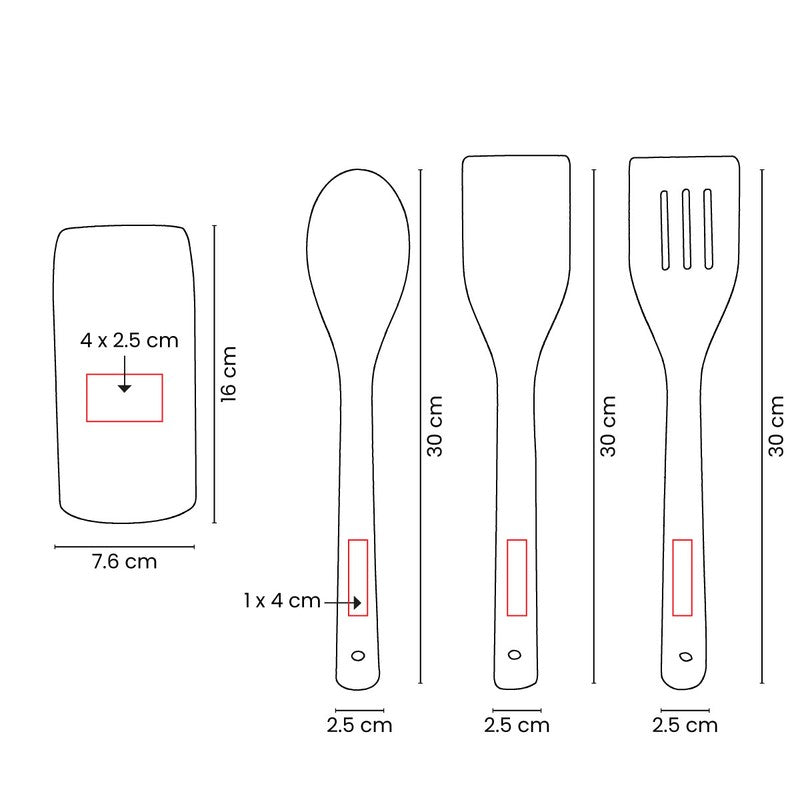 Set de utensilios aviva – artículo promocional personalizado en Monterrey | PROMOTIENDA