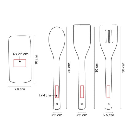 Set de utensilios aviva – artículo promocional personalizado en Monterrey | PROMOTIENDA