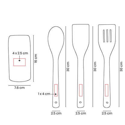 SET DE UTENSILIOS AVIVA - Imagen Vectorial