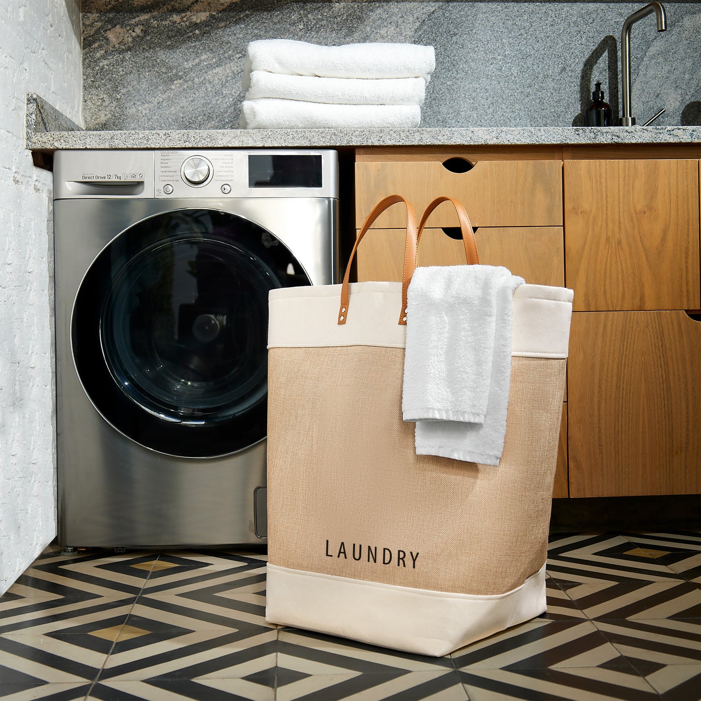ZOE LAUNDRY BASKET