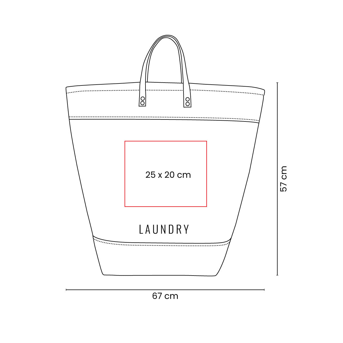ZOE LAUNDRY BASKET