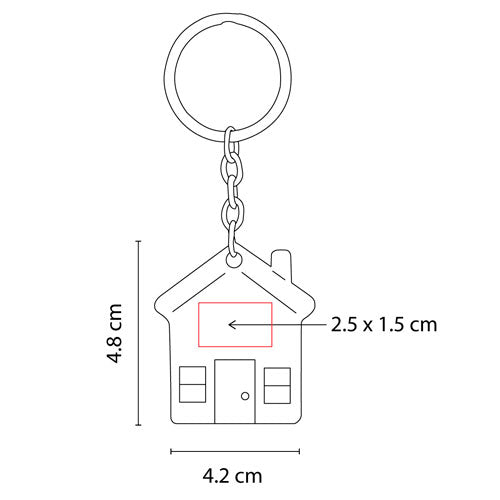 LLAVERO CASA MEGARA - Imagen Vectorial
