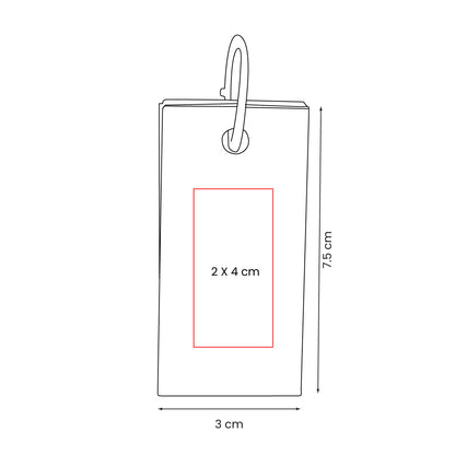 KEYCHAIN ​​WITH LOURO NOTES