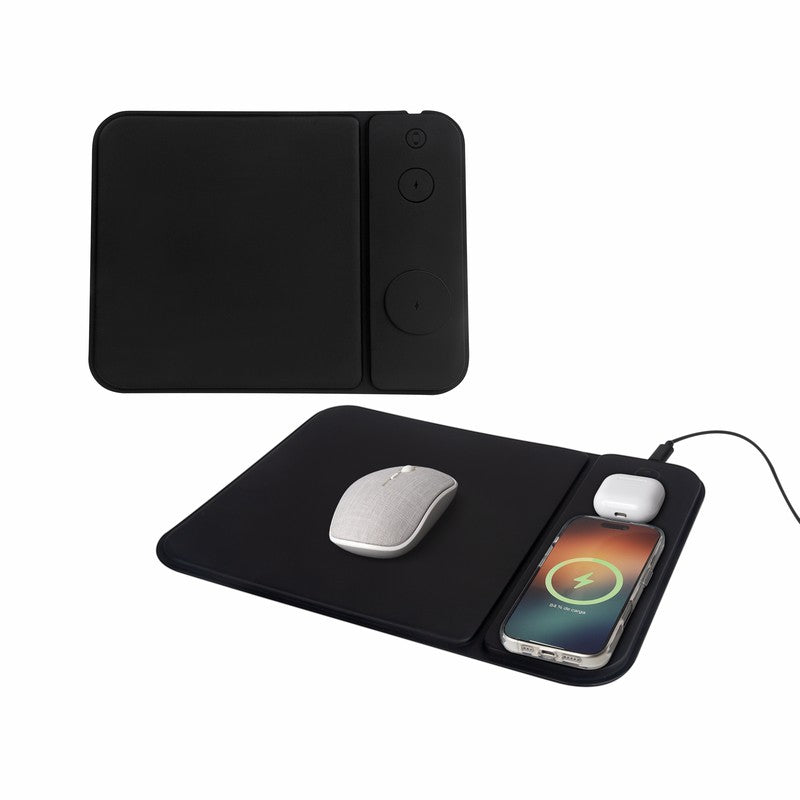 Mouse pad cargador iskra – artículo promocional personalizado en Monterrey | PROMOTIENDA