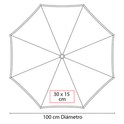 SILVER TROPIC UMBRELLA
