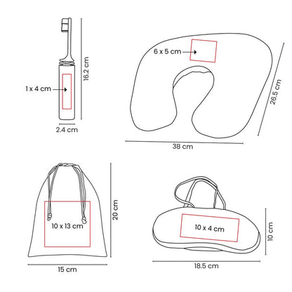 Set de viaje lanan – artículo promocional personalizado en Monterrey | PROMOTIENDA