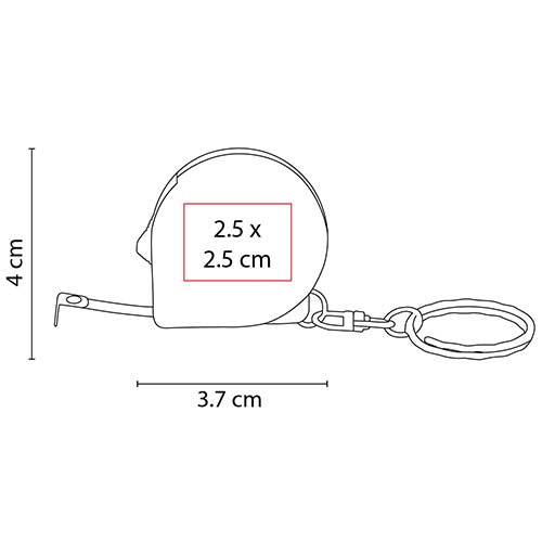 LLAVERO FLEXÓMETRO MEASURE