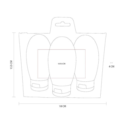 SIENA TRAVEL BOTTLE SET