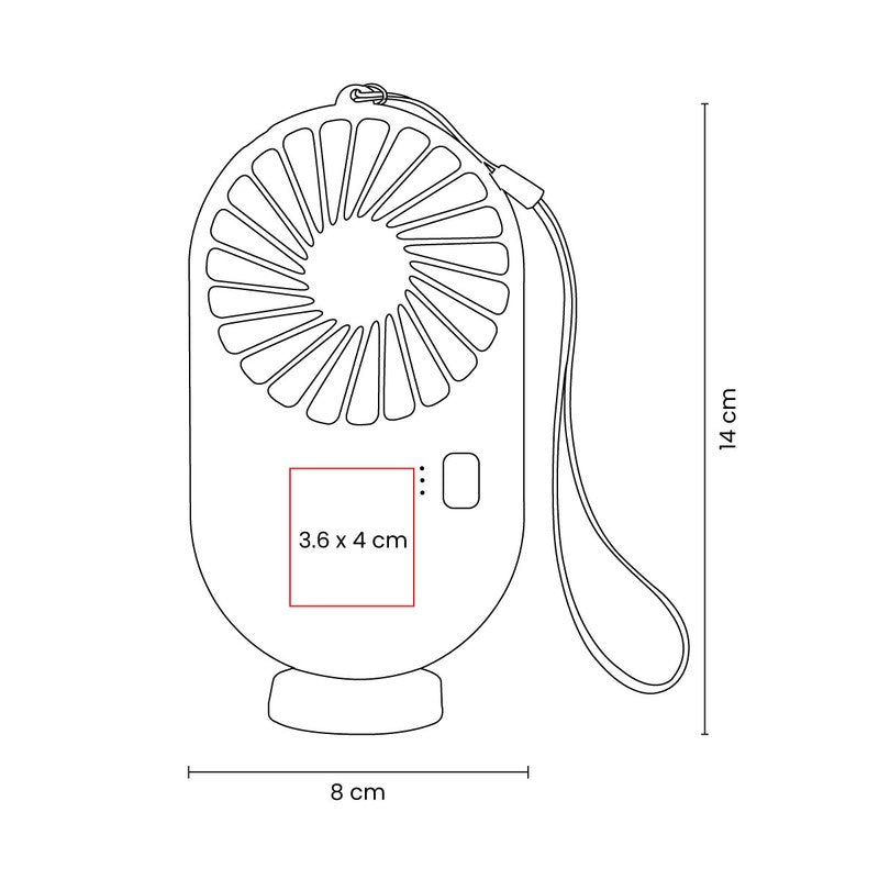 Ventilador air – artículo promocional personalizado en Monterrey | PROMOTIENDA